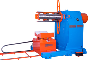 hydraulic single head decoiler & uncoiler with coil car